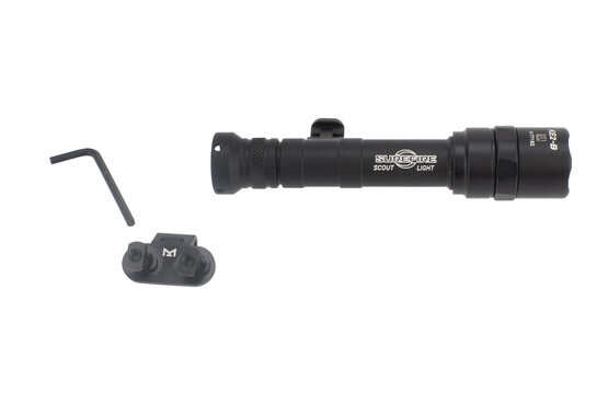 SureFire Scout Light Pro Tactical Weapon Mounted Flashlight features an M-Lok and picatinny mount